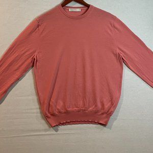 Ermenegildo Zegna Lightweight Pullover Long Sleeve Sweater SZ L/52 Made ITALY